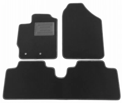 ASC tappetini auto set kit 3pz TOYOTA YARIS II SERIE 2005 2011 con battitacco