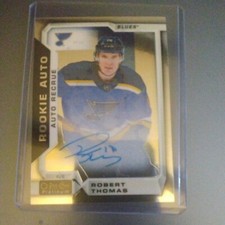 2018-19 O-Pee-Chee Platinum Robert Thomas on card Rookie Auto RC