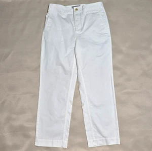 Everlane Women's Size 6 Straight Leg Chino Pants Off White Cotton - Picture 1 of 14
