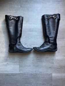 Nike Lab G Series Leather And Shearling Boots Size 6 - Picture 1 of 14