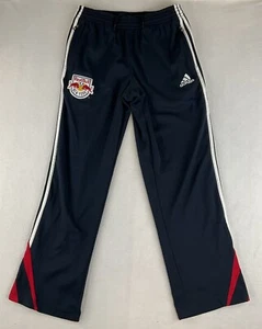 Adidas New York Red Bull Warmup Track Pants Black Men’s Small Clima Warm - Picture 1 of 11