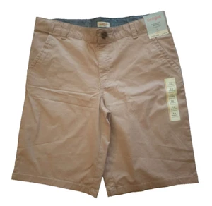 Cat & Jack Boy's Rose Ash Adjustable Waist Stretch Flat Front Shorts 16 - Picture 1 of 8