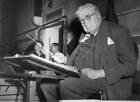 Composer Ralph Vaughan Williams Conducts A Rehearsal Old Photo