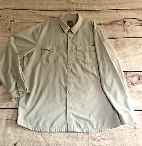 511 Camicia Tattica 2XL Uomo Grigio Chiaro Manica Lunga Leggera Ventilata Pozzi 5.11 - Foto 1 di 14
