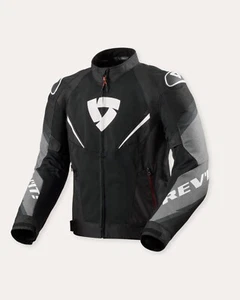 HERREN MOTORRADJACKE SOMMER REV'IT! QUANTUM 3 AIR SCHWARZ GR. S M L XL XXL - Bild 1 von 2