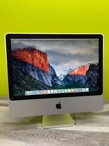 Apple iMac 2008 A1224 20" Screen Core 2 Duo 2.4GHz 4GB 500GB El Capitan 10.11.6 - Picture 1 of 20