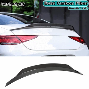 Carbon Heckspoiler Spoiler Heckflügel Lippe für Mercedes C257 CLS300 53 18-19 - Picture 1 of 11