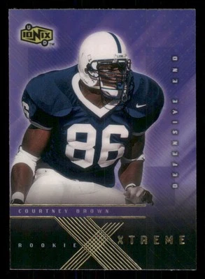 2000 UD Ionix Rookie Xtreme #RX9 Courtney Brown - Image 1 of 2