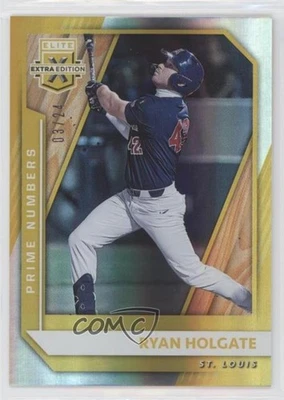 2021 Panini Elite Extra Edition Prime Numbers Gold /24 Ryan Holgate #70 - Image 1 of 2