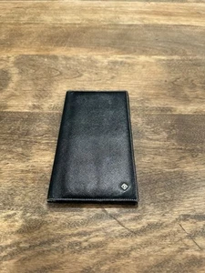 Testoni Document Holder Black Long Wallet - Picture 1 of 7