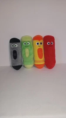 Baby First TV Color Crew Talking Crayon Plush Lot 4 Items - Image 1 of 4