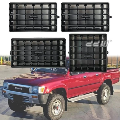 1 conjunto de tomada de ventilação de ar condicionado ajuste para captador Hor Hilux LN106 1989-1995 - Imagem 1 de 4