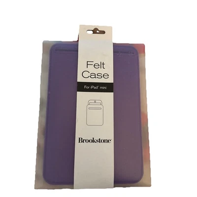 Brookstone Felt Case For iPad Mini Purple NIP - Image 1 of 2