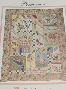 QUILT PATTERN BOOK, THE VINTAGE SPOOL, PRIMAVERA BY VERNA MOSQUERA, SPRING - Picture 1 of 3