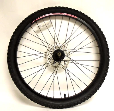 Bike Wheel Black/Front Disc Brake/24"x 2.10"Tire/Mongoose Mountain Bike/Rust/PK - Image 1 of 4