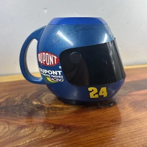 VTG Jeff Gordon Helmet Mug Car 24 Movable Visor Cup *Signed - Picture 1 of 9