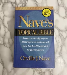 NAVE'S TOPICAL BIBLE - 2015 HC - 20,000 Topics -100,000 Scripture Reference - Imagen 1 de 12