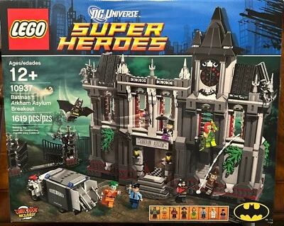 LEGO 10937 DC Comics Super Heroes Batman Arkham Asylum Breakout Juego Exclusivo Foto 1 de 2