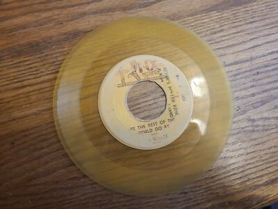 FRED BERGIN & RED INGLE WALTZ GOLD 353 45 COLORED WAX RINX RARE ROLLER SKATING Foto 1 de 2