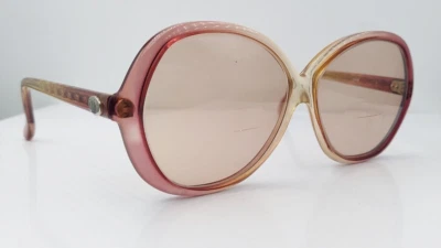 Gafas de sol vintage Diane Von Furstenberg marrón ovaladas con montura de cuerno SOLO MARCOS Foto 1 de 4