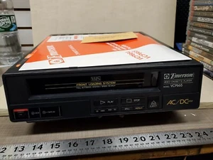 Vtg Emerson VCP665 VCR Player Tested/Working AC/DC 12 Volt VHS Player NEW W/ACES - Picture 1 of 12