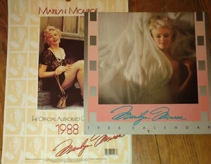 TWO 1988 Marilyn Monroe Photo Calendars - Danilo Promotions, Portal Publications - Picture 1 of 13