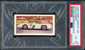 1956 JUAN MANUEL FANGIO CADET SWEETS LTD. RECORD HOLDERS OF THE WORLD #2 (PSA 6) - Picture 1 of 2