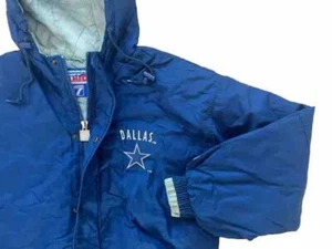 Vintage Dallas Cowboys Puffer Jacket Mens Large NFL Logo 7 Football 90s Large - Picture 1 of 6