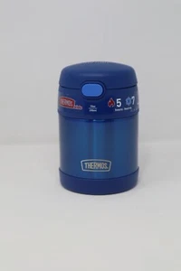 Thermos 10 oz. Funtainer Vacuum Insulated Stainless Steel Food Jar W/Spoon, Navy - Picture 1 of 6