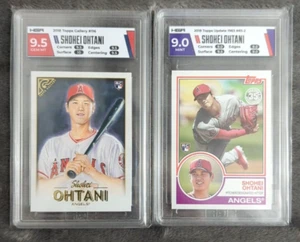 2018 Shohei Ohtani Rookies - Topps HGA bewertet Posten 9 & 9,5 Galerie/Update SIEHE - Bild 1 von 2