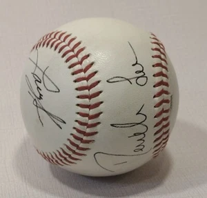 Signed Official California League  Baseball w 2 Autographs - Picture 1 of 5