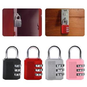 Password Digit Code Combination Lock Tool Suitcase LuggageSecurity Dial AU N6G8