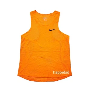 BRAND NEW Nike Aeroswift Running Singlet Orange AQ5247-803 Men M Fast Shipping - Picture 1 of 5