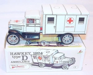 Kovap 1:32 HAWKEY 1924 ARMY HOSPITAL AMBULANCE TRUCK 2nd Tin Model MIB`80 RARE! - Picture 1 of 6