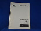 Nakamichi 482 Cassette Deck Service Manual