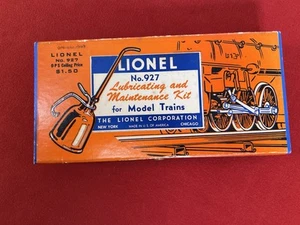 Kit de lubricación y mantenimiento Lionel #927 de posguerra 1952 con caja original tipo OPS completa - Imagen 1 de 12