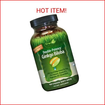 Irwin Naturals Doble Potencia Ginkgo Biloba 240mg Extra Fuerza Salud Cerebral Su Foto 1 de 2