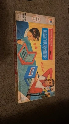 Vintage 1967 Milton Bradley BATTLESHIP Board game #4730 COMPLETE | Famous Box! - Image 1 of 2
