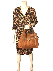 Charlie Brown jersey dress sz. 14 Animal print NWOT - Picture 1 of 9