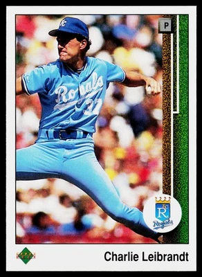 1989 Upper Deck #637 Charlie Leibrandt - NM+ - Image 1 of 2