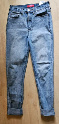 Pantalones capri ajustados Guess Los Angeles para mujer tiro alto 26x26 de colección Y2K WP52 Foto 1 de 4