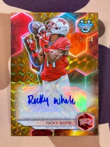 Ricky White Autograph 2023 Bowman Best Gold Geometric /50 (SSP, RC, AU, Auto) - Picture 1 of 2