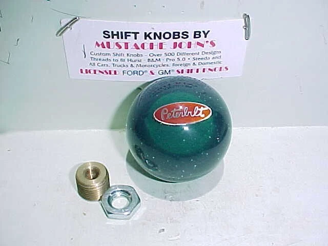 Peterbilt Años 60 - 70 Retro Brillo 2" Perilla de Cambio Personalizada, (Verde) Foto 1 de 1