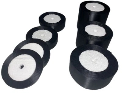 (25 YARD ROLL) SATIN RIBBON craft xmas presents wedding party holiday gift wrap - Image 1 of 4