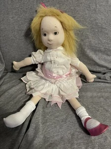Madame Alexander 19” Tea Party Eloise Cloth Doll 2000 Pink & White Soft Plush - Picture 1 of 10