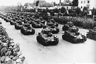 Ww2 - Dfil De Chars Allemands  Bucarest Le 10 Mai 1941