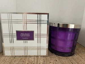 HomeWorx by Slatkin + Co. 50oz Sea Salt Lavender Candle with Gift Box Brand New - Picture 1 of 6
