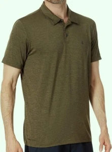 VOLCOM HAZARD PRO Men's S/S Polo Shirt - OLM - Medium - NWT - Picture 1 of 5