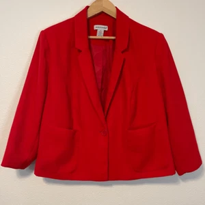 Jessica London Red Blazer Size 18 - Picture 1 of 7