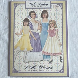 Little Women Paper Dolls Peck Aubry Book UNUSED 1999 BK1 - Bild 1 von 5